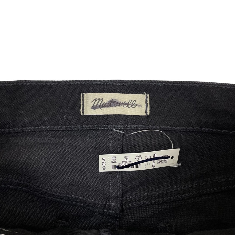 Madewell The Perfect Vintage Flare Jean in Sherborn Wash Size 27 Black - Picture 6 of 8